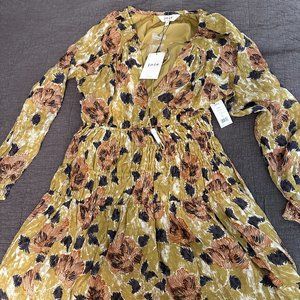 Joie Aminah Ecru Olive Multi Size Medium